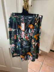 Bnwt Gorman Green Fingers Denim Skirt Size 14 Cotton