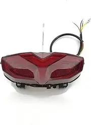 Indicators Flowing Turn Signal Motorcycle - Taillight Rear Tail Light Brake Turn Signals Integrated Lamp - Motorbike Modified for - MT09 2021+ Turn Signal Indicator (Color : Red)