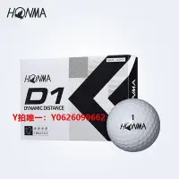 在飛比找Yahoo!奇摩拍賣優惠-高爾夫球HONMA高爾夫球雙層球D1二層球紅馬遠距離球gol