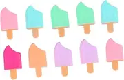 jojofuny 10Pcs Popsicle Highlighters Fluorescent Marker Pens Supplies for Adults Smooth Writing No Ink Leakage Back to School present Random Color