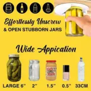 Under Cabinet Jar Opener Multi-function Cap Lid Cans Quick Kitchen Grip Open