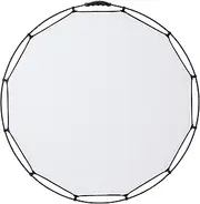 Manfrotto HaloCompact Plus Diffuser 98 cm / 38 inch 2 Stop Circular Diffuser - RapidExoframe™ Technology - Collapsible Aluminium Frame - LL LR3333