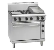 Waldorf 800 Series RNL8613GE - 900mm Gas Range Electric Static Oven Low Back Version