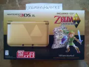 Nintendo 3DS XL Zelda Link Between Worlds Gold Edition Console US Brand New