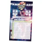 Football Pool Poster - 35" x 19" Football Squares Pool Board | Office Pool