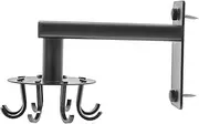 OFFSCH 1Set Multi Function Rotating Wall Hooks Punch Adhesive Storage Hangers for Bathroom Kitchen Bedroom Aluminum Design Space Saving for Various Needs