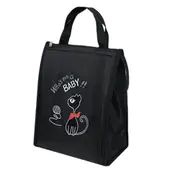 2Pcs Black Cooler Lunch Box Bag Large Thick Insulated Thermal Snacks Food Bento Container Carrier Cooler Soup Box Pack Storage