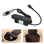 SKYSONIC T-902 Acoustic Guitar Active Soundhole Pickup Magnetic + Microphone Dual Pickup Systems with Volume Controls for Classic Folk Guitars (Bat...