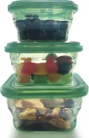 Silicone Collapsible Food Storage Containers with Silicone Airtight Lids BPA Fre