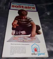 1970s AROUND the CLOCK SOLITAIRE Old Stock Board Game Edu-Game FACTORY SEALED