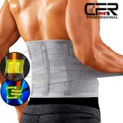 Lumbar Support Lower Waist Back Belt Brace Pain Relief Men Women Adjustable