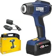 Rapid RX1000 18V P4A Cordless Heat Gun with Adjustable Temperature, Up to 550°C, Fast Heating Time, 2 Airflow Settings, Wireless Hot Air Dryer with Battery and Charger (5001510)