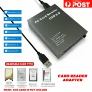 USB 2.0 to PC ATA PCMCIA Adapter Flash Disk Memory Card Reader Plug & Play AU
