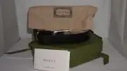 Gucci Dog Collar W.30 Demetra Dollar Pig Print Black Size XLarge Authentic
