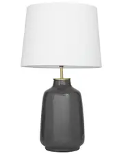 Peyton Lane Modern Ceramic Grey Table Lamp