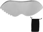 ANKROYU Gua Sha Facial Tool, Stainless Steel Massage Board with Comb Edge, Smoother Surface Gua Sha Tool for Body Care, Anti-Aging, Wrinkle Prevention, and Lymphatic Drainage