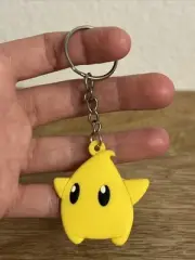 Luma Super Mario Bros 2” Silicone Keychain Back back Keyring