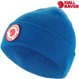 Fjallraven 北極狐 Kids 1960 Logo Hat 兒童保暖毛帽/保暖帽/針織毛線帽 78144 538 巔峰藍