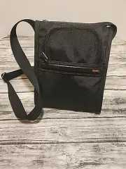 TUMI Alpha 11.5” FXT Ballistic Nylon Small Travel Crossbody Bag Adjustable Strap