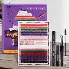 Colorful Eyelash Extension Kits 8-16mm DIY Lash Extension Kit for Party Makeup