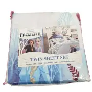 Disney Frozen 2 Sheet Set Twin Or Full Bed Flat Fitted Pillow Case New Sealed