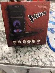 The Voice Portable Bluetooth Karaoke Speaker New In Box Party