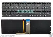 New MSI Steel GE62 2QD GE62 2QE GE62 2QF Keyboard Full Colorful Backlit US