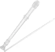 LIGHTAOTAO 8-hole Abs Plastic Soprano Flute Boys and Girls Musical Instruments Simple Wind Instrument Music Recorder for Boys and Girls Portable and