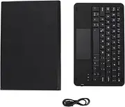 [NutriEss] Keyboard Case xiao mi Pad 6 Pro 11 Inch 2023 PU Stand Cover Magnetic Removable Wire Less Bluetooth Keyboard Black for xiao mi Pad 6 Pro (Black)