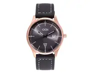 W23 Rose Gold Simple Calendar Ladies Watch Casual Belt Watch Fashion Waterproof Watch Girls Decorative Wristband Jewelry