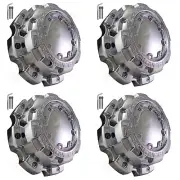 x4 Ultra Wheels Chrome Custom Wheel Rim Center Cap Caps 89-9898 NEW + SCREWS