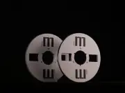 1 Pair Maxell 10.5" x 1/4" Metal Tape Reel With Case For Reel Tape Recorder
