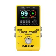 NUX Loop Core Stereo Guitar Looper Pedal, 6 hours recording time,Stereo Audio...