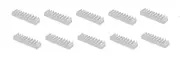 ☀️NEW LEGO Technic Gear Rack 10x WHITE 1x4 Rack #3743