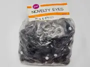 Bulk 144 VTG Zims Black 20mm Kawaii Anime Plastic Safety Eyes for Craft Doll Toy