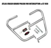 "ATLAS CRASH GUARD, POLISH" FIT FOR ROYAL ENFIELD INTERCEPTOR & GT 650