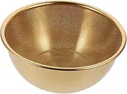 Fine Mesh Colander and Sieve Basin Set for Vegetable Rice Washing Stainless Steel Small Portable