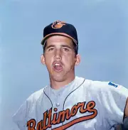 Davey Johnson 1969 2 Baltimore Orioles Baseball Old Photo