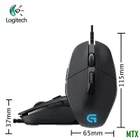 在飛比找Yahoo!奇摩拍賣優惠-MTX旗艦店羅技 Logitech G302 遊戲有線激光鼠