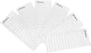 6pcs Magnetic Message Board Magnetic Chore Chart Magnetic Whiteboard Birthday Sashes Fridge White Board Dry Magnetic White Board Daily Planner Board Vertical Version