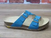 Women's Dansko Dayna Suede Slide/Sandal Teal Vibram Outsole *2106-190300 SZ 39
