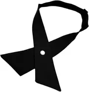 [Minkissy] Fashionable Pre-tied Bow Tie Solid Bowtie for Men Girls' Bowtie School Tie for Special Occasions