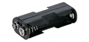2 x AA Battery Holder with Battery Snap Terminal