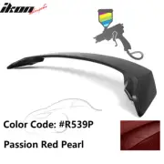 Fits 22-25 Honda Civic Sedan MD Style #R539P Passion Red Pearl Trunk Spoiler ABS (for: Honda Civic)