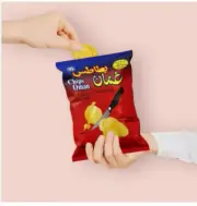 Chips Oman Original chili flavor 10*25g شبس عمان بنكهة الفلفل Potato Chips