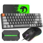 [New] Gaming Keyboard Mouse Converter Included Bluetooth 2.4GH Wireless Type-c