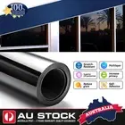 NEW ONE WAY MIRROR TINT FILM 50cm×400cm Black PET Sun Block Privacy Home AU