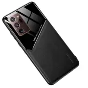 For Samsung Galaxy S21 S22 Note 20 Ultra Plus S20 FE Leather Case Black