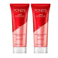 在飛比找PChome24h購物優惠-Pond's旁氏年齡奇蹟洗面乳 100gx2入