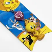 Official Looney Tunes Tweety 3D Double-Sided Charm Strap for Key Chain Cellphone
